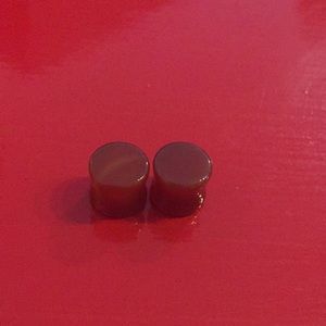 Amber bounce flared plugs stone